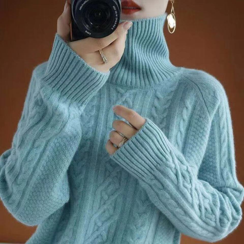 CRIPES - Gestrickter Rollkragenpullover aus Kaschmir