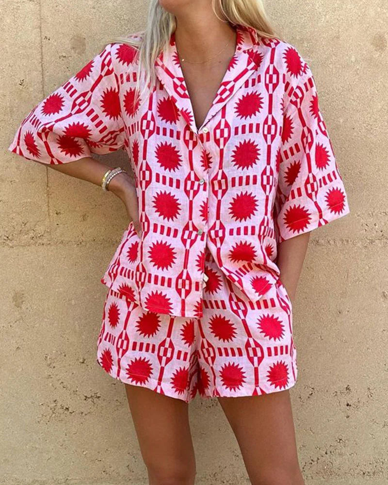 Ensemble deux pièces décontracté sun world