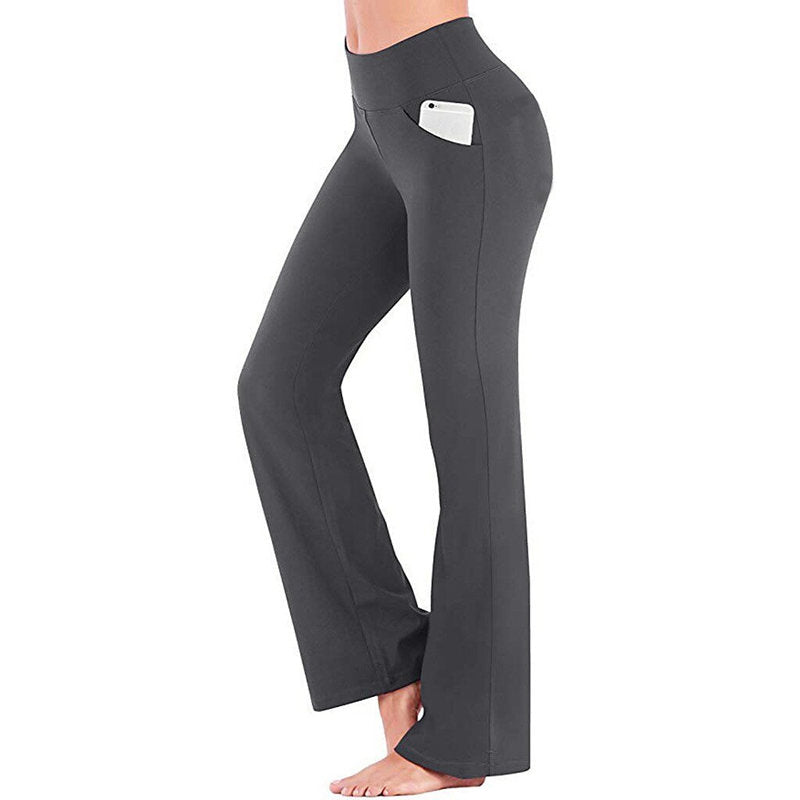 Cripes Pantalon de yoga taille haute pour femmes