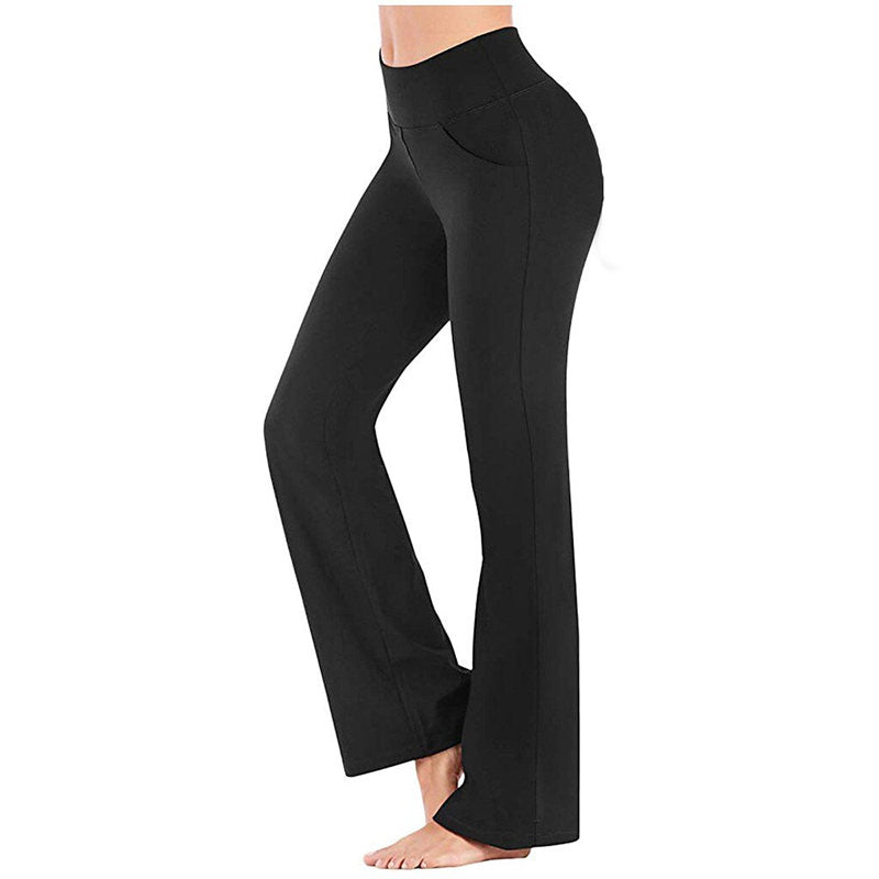 Cripes Pantalon de yoga taille haute pour femmes