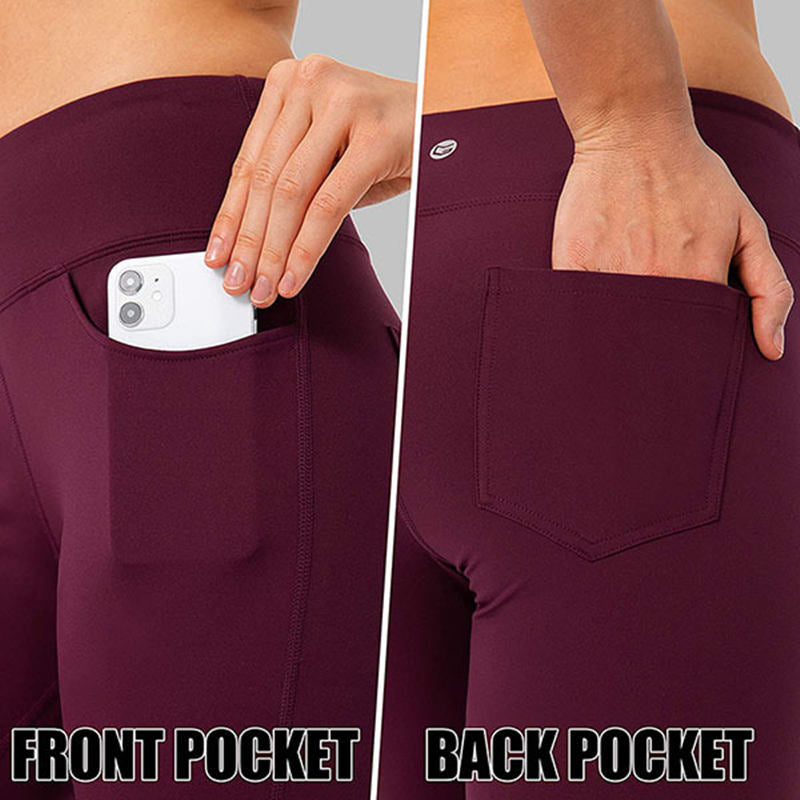 Cripes Pantalon de yoga taille haute pour femmes