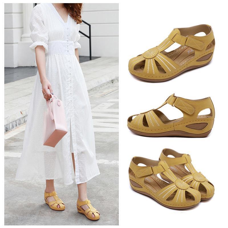 Cripes SANDALES RESPIRABLES ET LÉGERS AVEC VELCRO POUR FEMMES