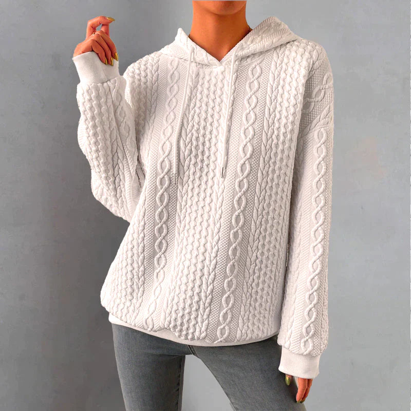 Stilista™ Kabelgebreide Hoodie