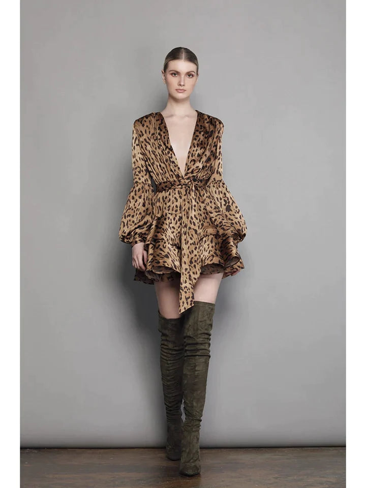 Jennifer | JURK MET LEOPARDPRINT VOOR EEN NACHTCLUBUITSTRALING