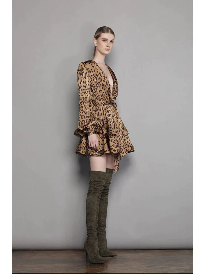 Jennifer | JURK MET LEOPARDPRINT VOOR EEN NACHTCLUBUITSTRALING