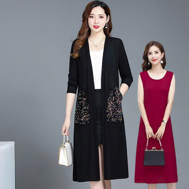 IsabellaMaglieria™️ Gebreid damesvest sjaaljas