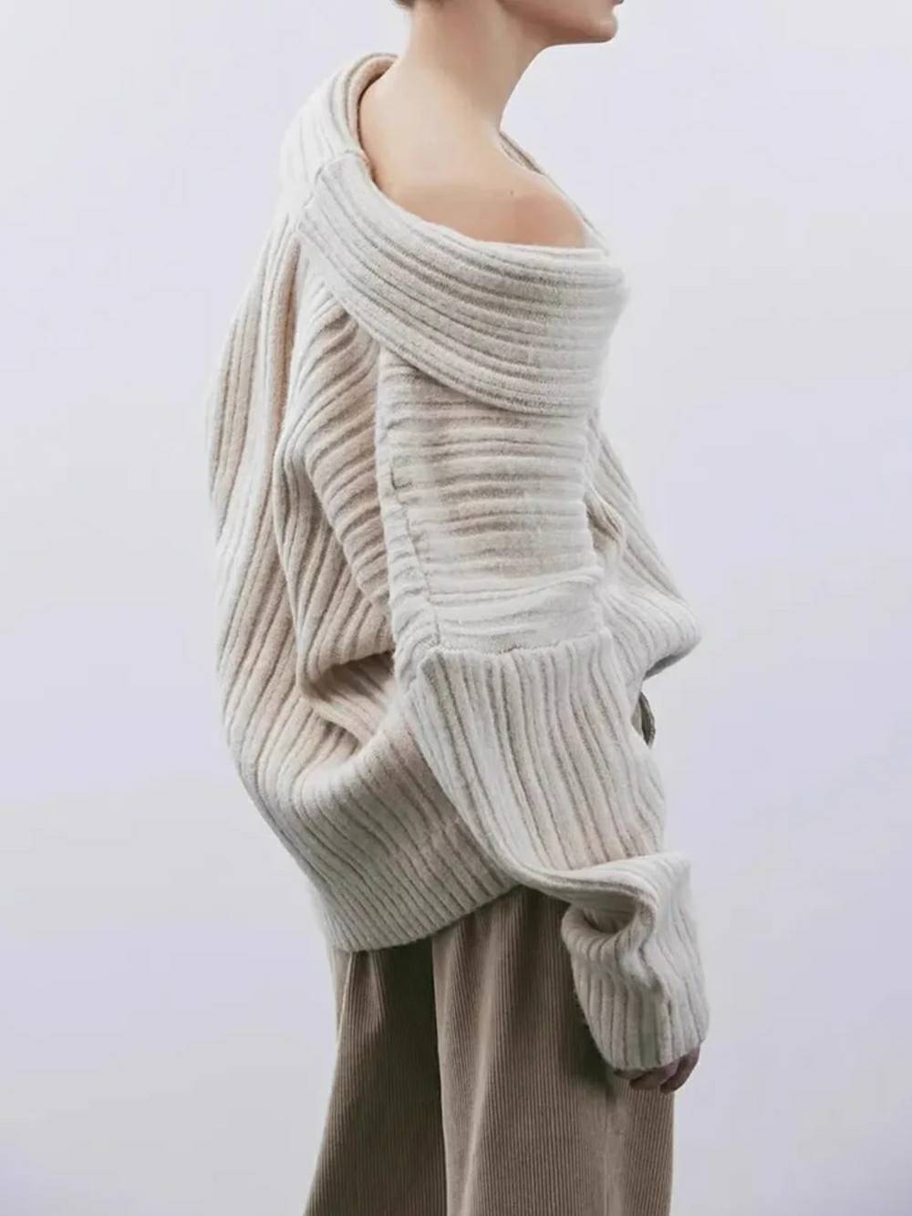 Nicoletta™ Oversized gebreide trui