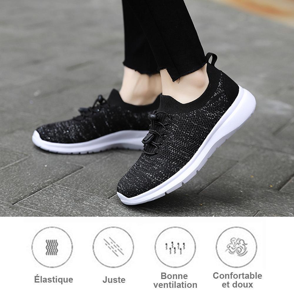 Cripes Chaussures Femme Tissage Maille Respirantes