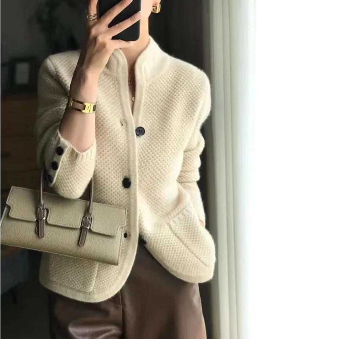 Veala | Verfijnde Knopen Gilet voor Dames