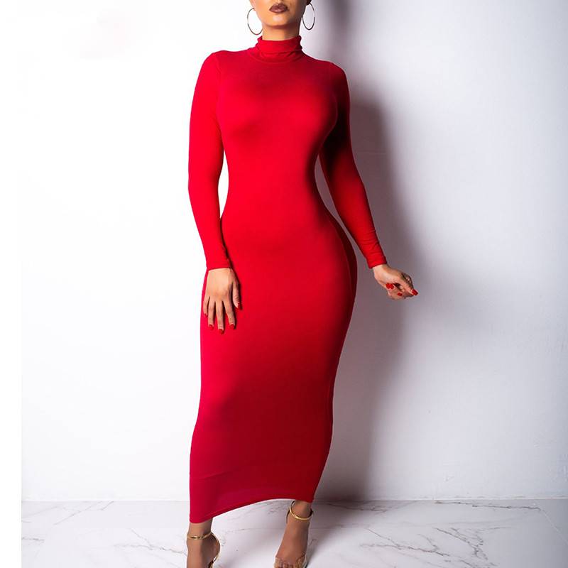 Mireya | Ik heb een lange, bedekte bodycon-jurk