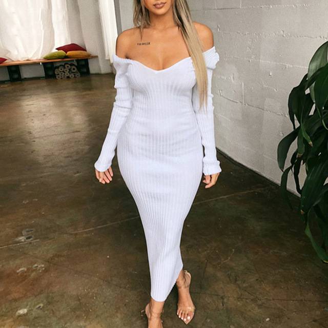 Nayeli | Feest in de rug lange jurk