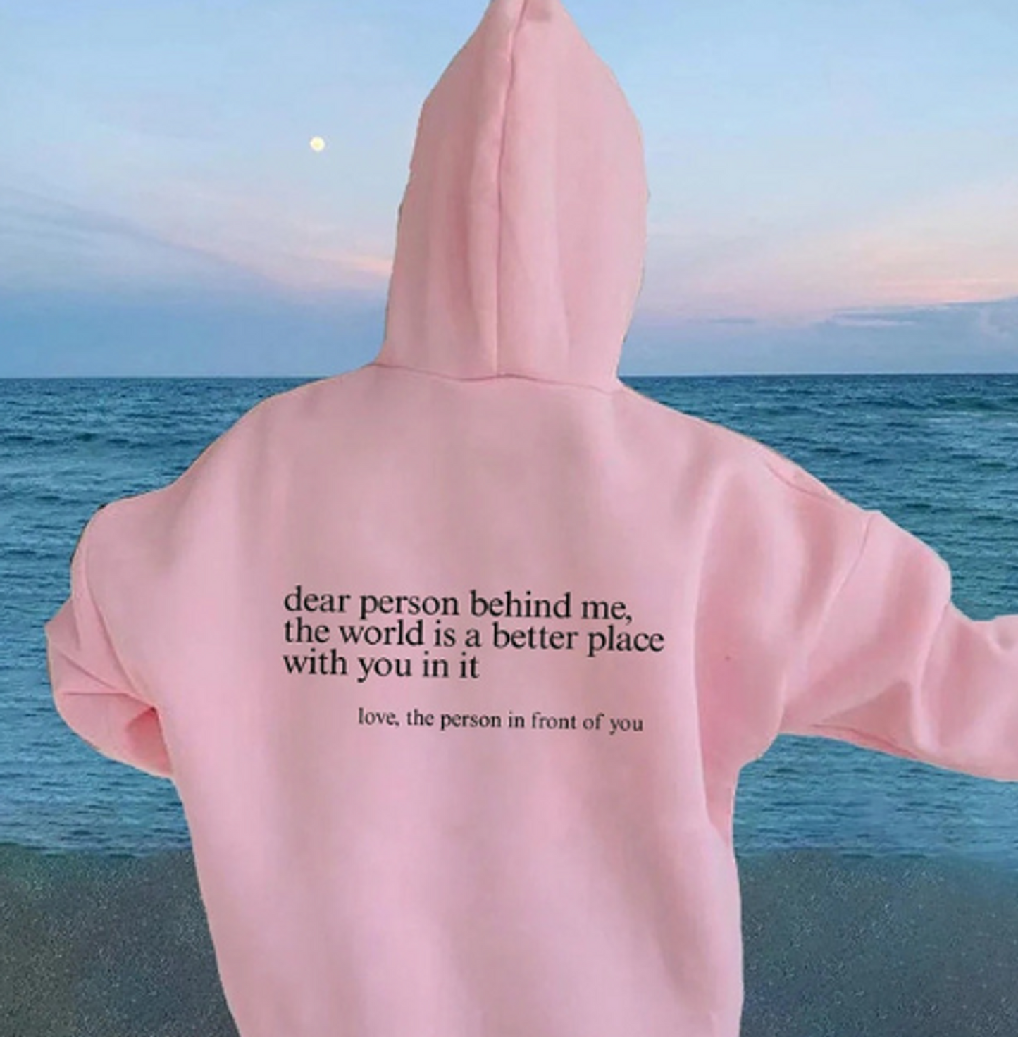 Dear Person Behind Me' - Positiviteits Hoodie