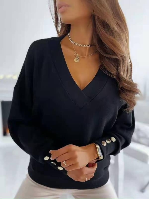 CRIPES - Schicker Pullover mit V-Ausschnitt