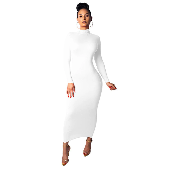 Mireya | Ik heb een lange, bedekte bodycon-jurk