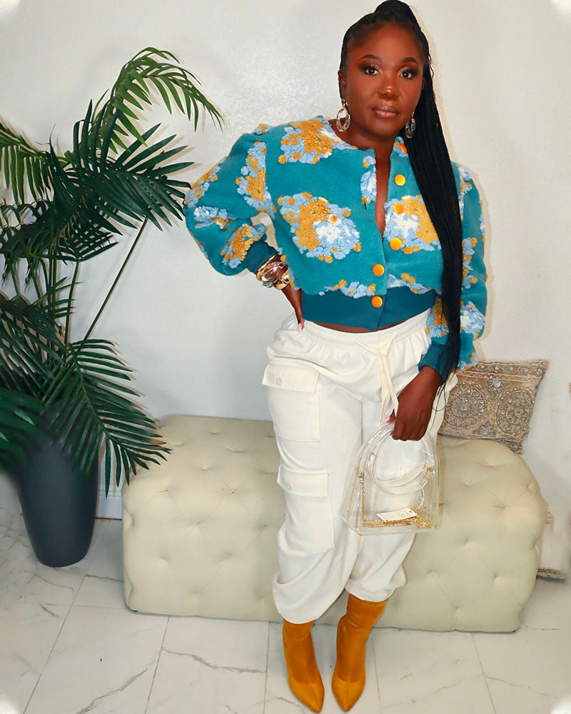 GiuseppePetalini™️ 3d bloemen jas