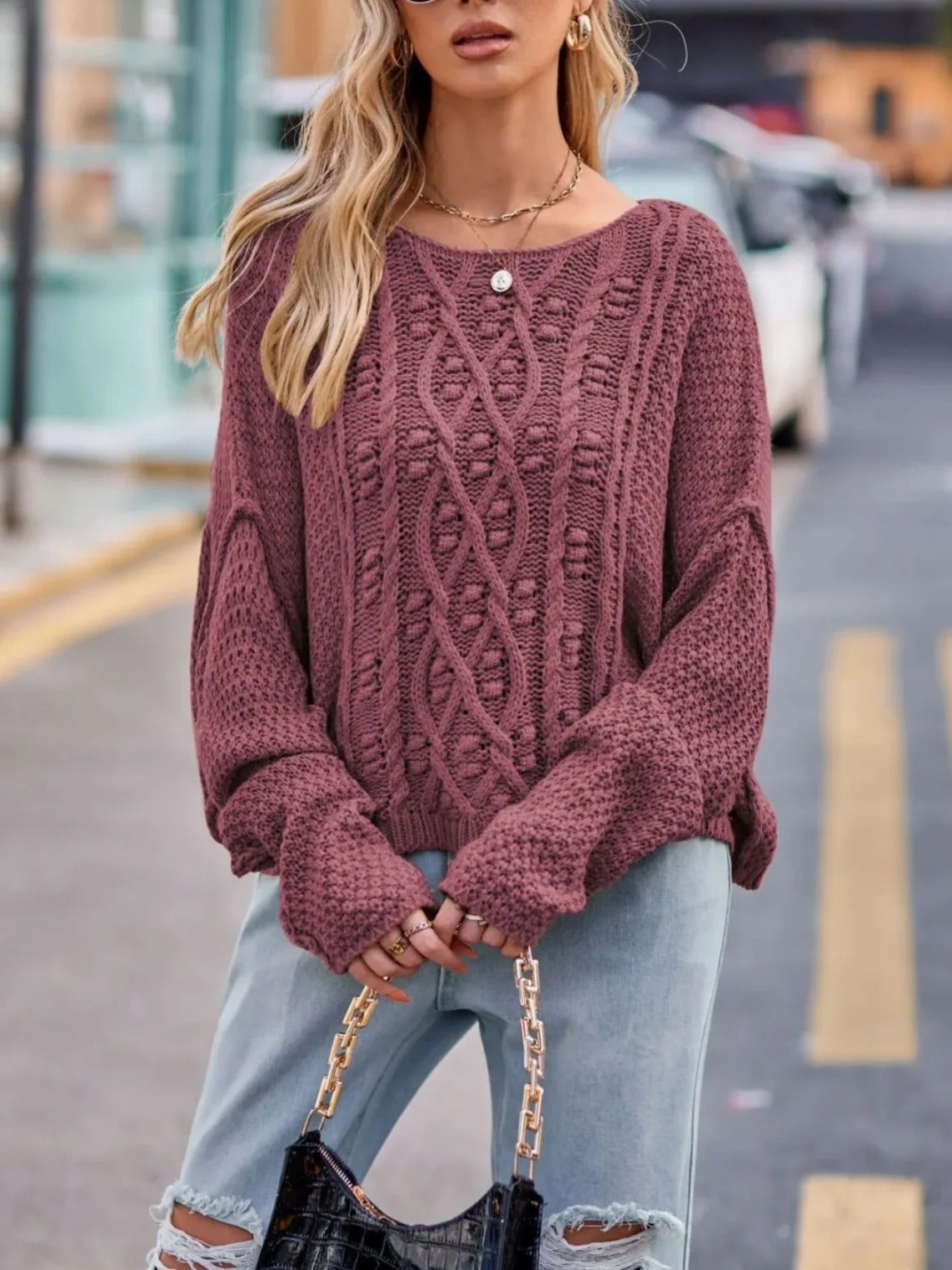 CRIPES - Gestrickter Pullover