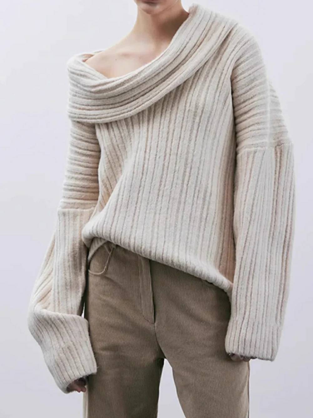 Nicoletta™ Oversized gebreide trui
