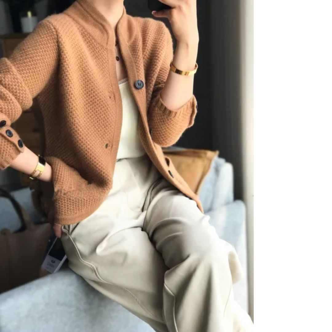 Veala | Verfijnde Knopen Gilet voor Dames