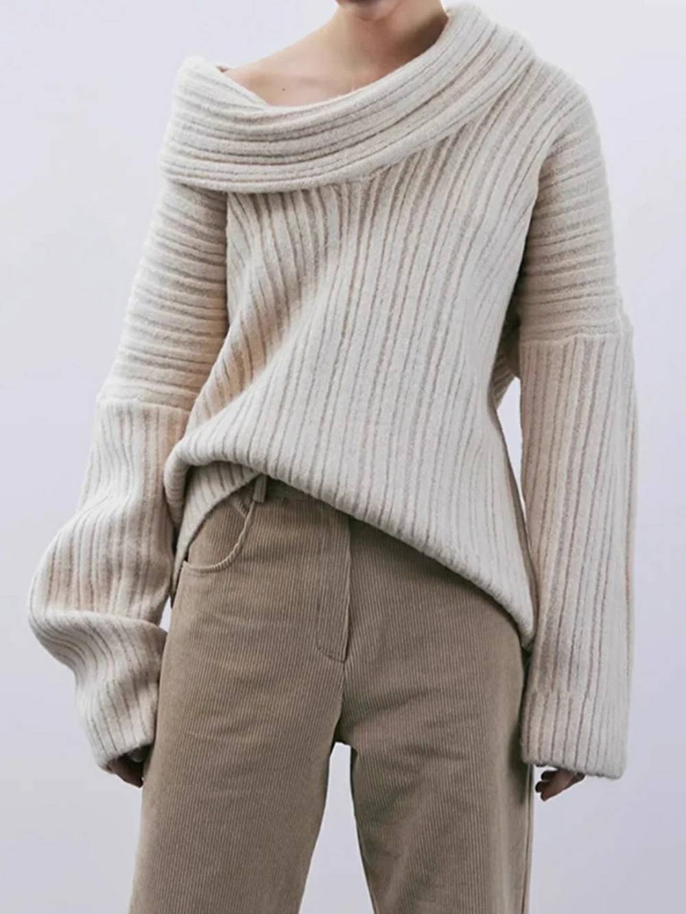 Nicoletta™ Oversized gebreide trui
