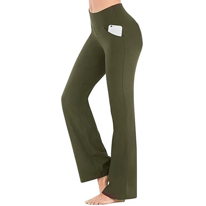 Cripes Pantalon de yoga taille haute pour femmes