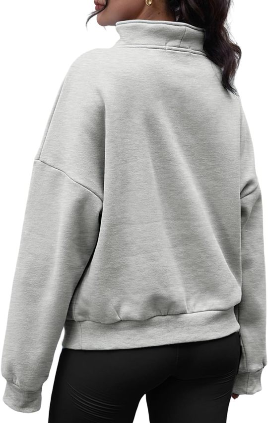CozyAura™ Half-Zip Pullover Fleece Sweatshirt