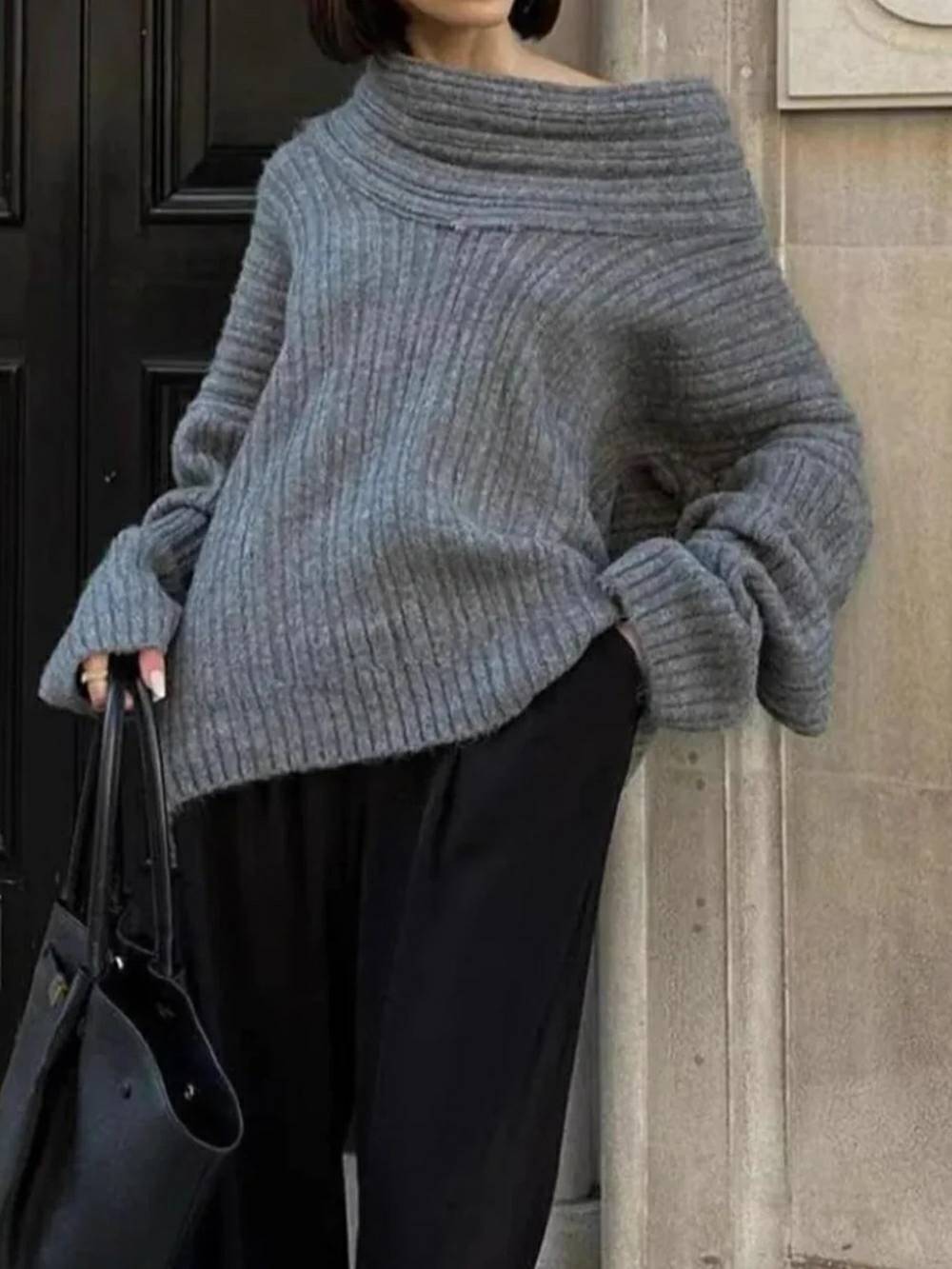 Nicoletta™ Oversized gebreide trui