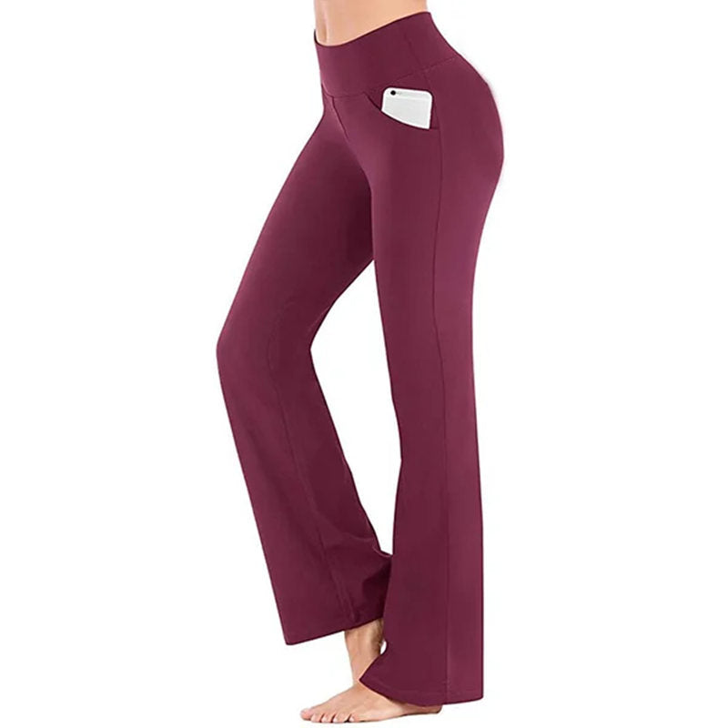 Cripes Pantalon de yoga taille haute pour femmes