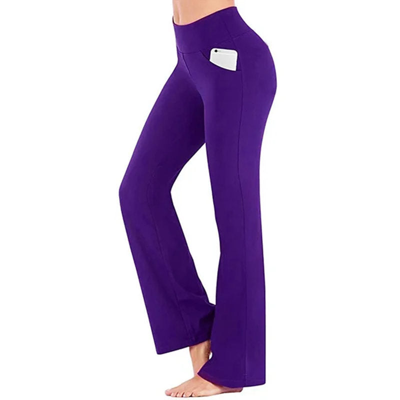 Cripes Pantalon de yoga taille haute pour femmes