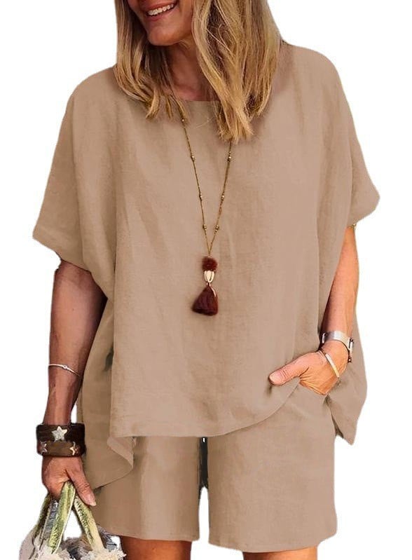 Costume de couleur unie Taille élastique