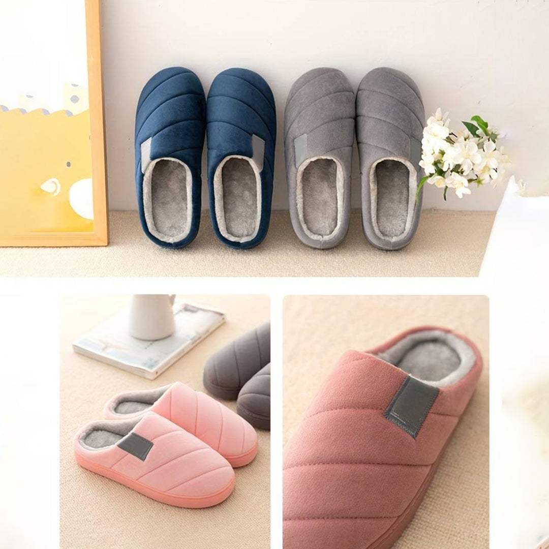 Veala | Gezellige gewatteerde instappantoffels