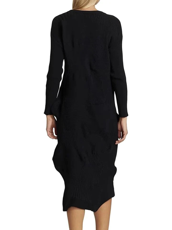 Selina | ASYMMETRISCHE GEBREIDE JURK