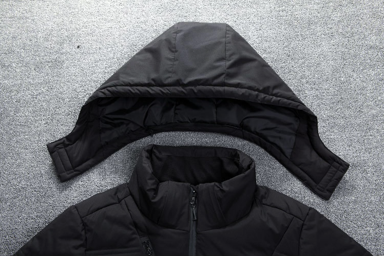 Cripes - Veste d'hiver amovible extra chaude avec capuche