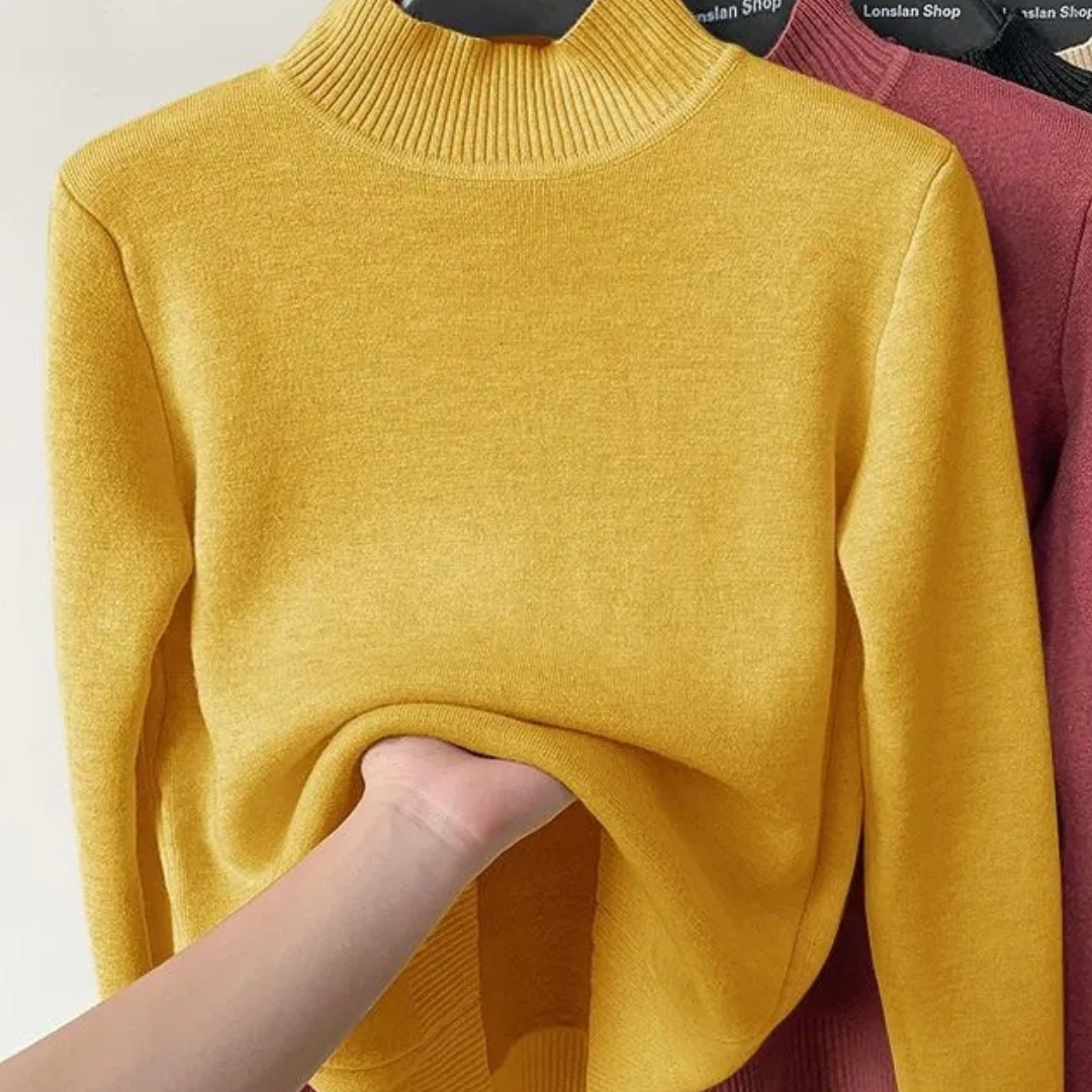 CRIPES - Pullover aus weichem Samt gefüttert