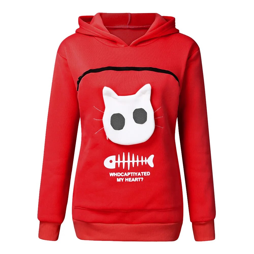 MeowModa™ Cat Lovers Knuffelbuidel Hoodie
