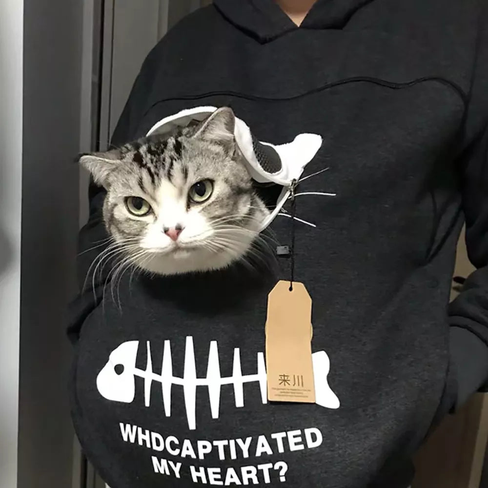 MeowModa™ Cat Lovers Knuffelbuidel Hoodie