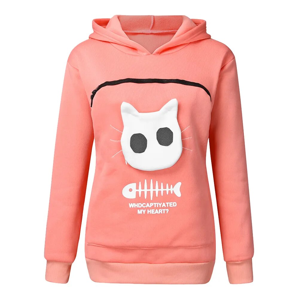 MeowModa™ Cat Lovers Knuffelbuidel Hoodie