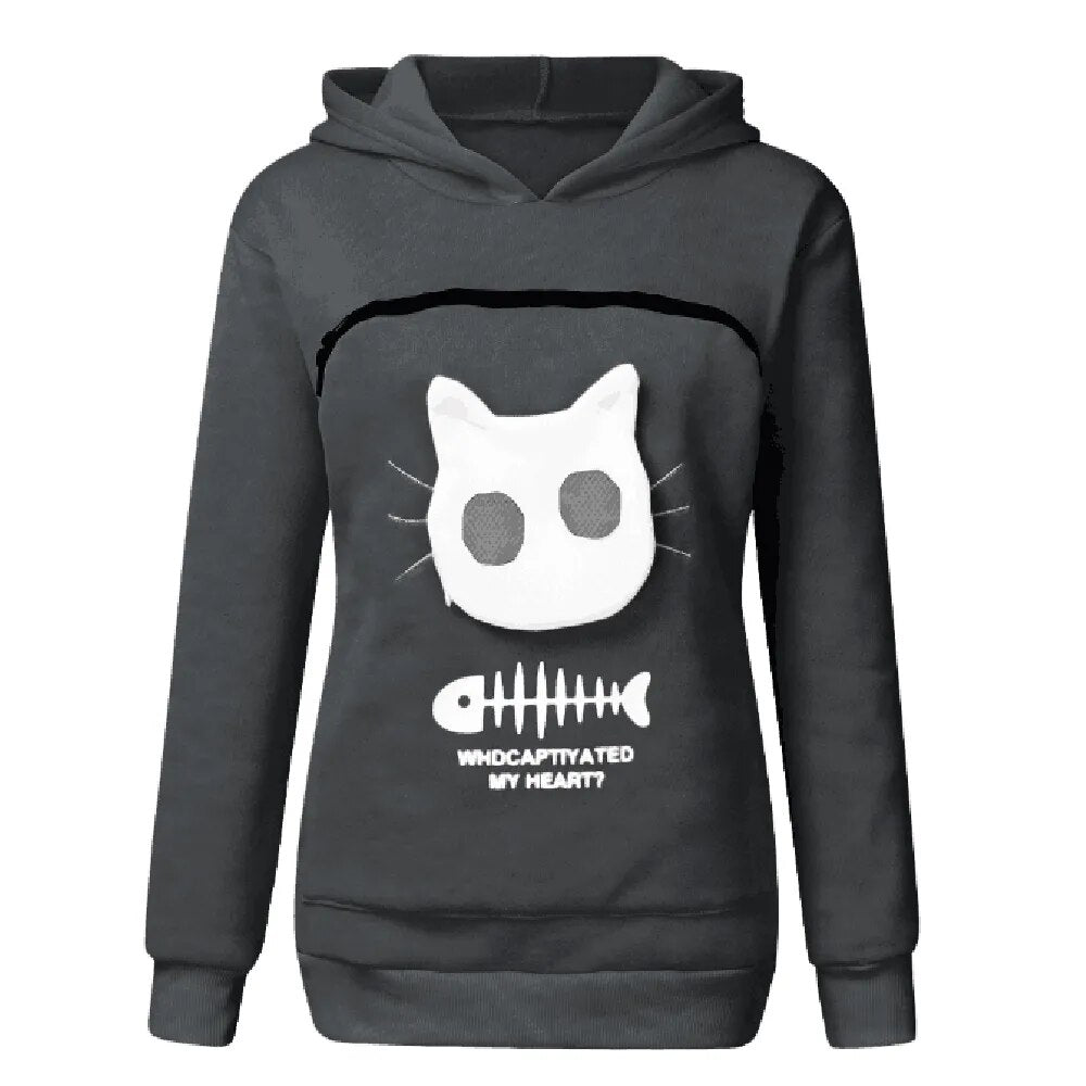 MeowModa™ Cat Lovers Knuffelbuidel Hoodie
