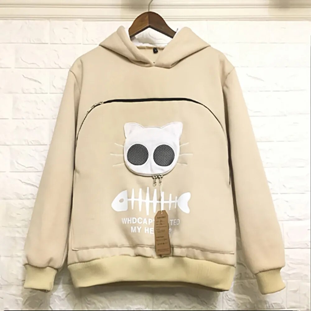 MeowModa™ Cat Lovers Knuffelbuidel Hoodie
