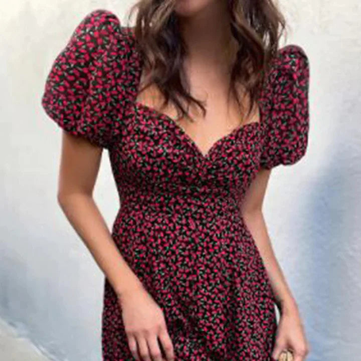 Joanna | DAMES BLOEMENMINIJURK MET EEN SEXY UITSTRALING