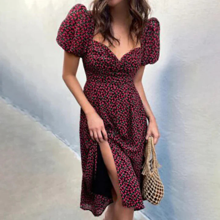 Joanna | DAMES BLOEMENMINIJURK MET EEN SEXY UITSTRALING