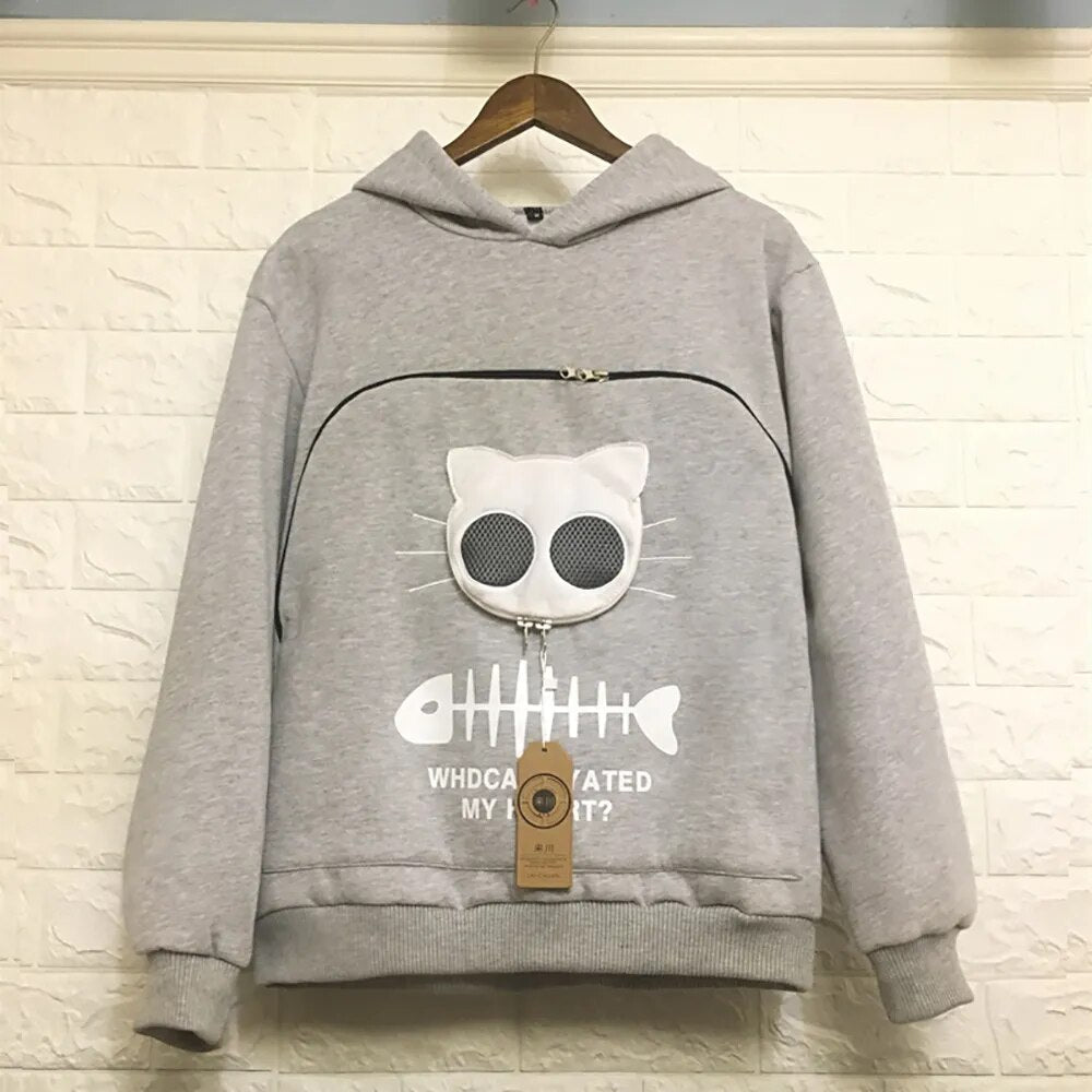 MeowModa™ Cat Lovers Knuffelbuidel Hoodie