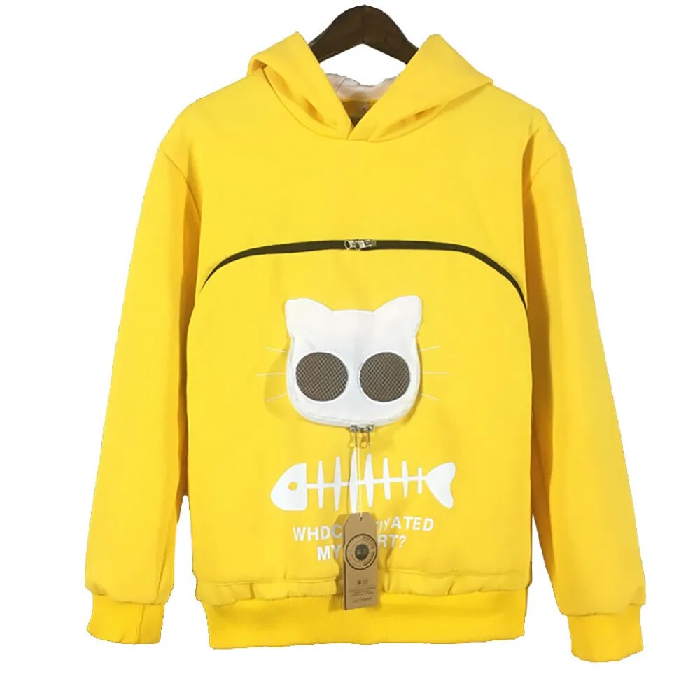 MeowModa™ Cat Lovers Knuffelbuidel Hoodie