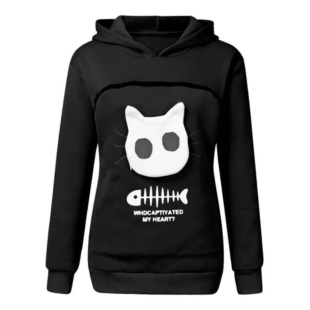 MeowModa™ Cat Lovers Knuffelbuidel Hoodie