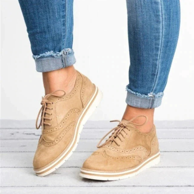 Veala | Vrouwen Flats Schoenen Oxfords Cut-Outs.