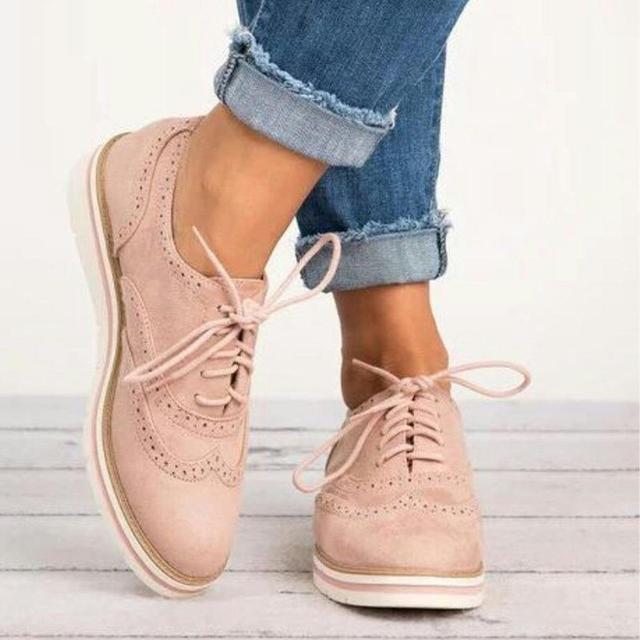 Veala | Vrouwen Flats Schoenen Oxfords Cut-Outs.
