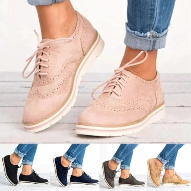 Veala | Vrouwen Flats Schoenen Oxfords Cut-Outs.