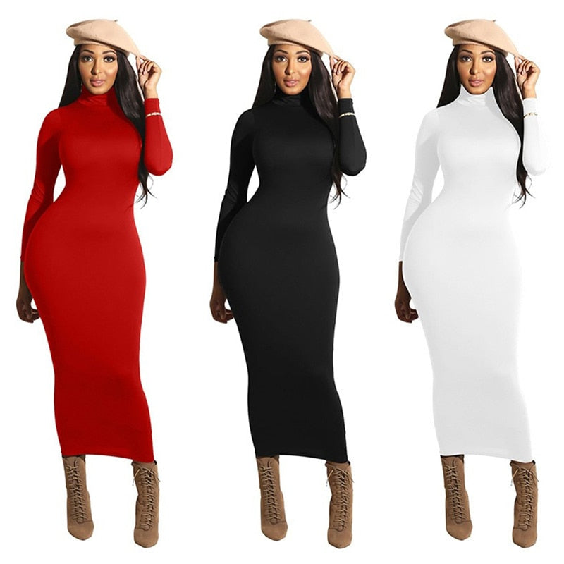 Mireya | Ik heb een lange, bedekte bodycon-jurk