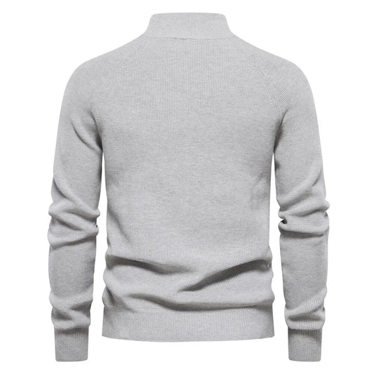 Veala | Stijlvolle Bodyfit Sweater met Rits voor Heren
