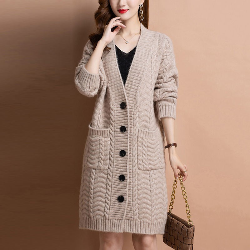 DAVINA - CARDIGAN LONG AVEC BOUTONS