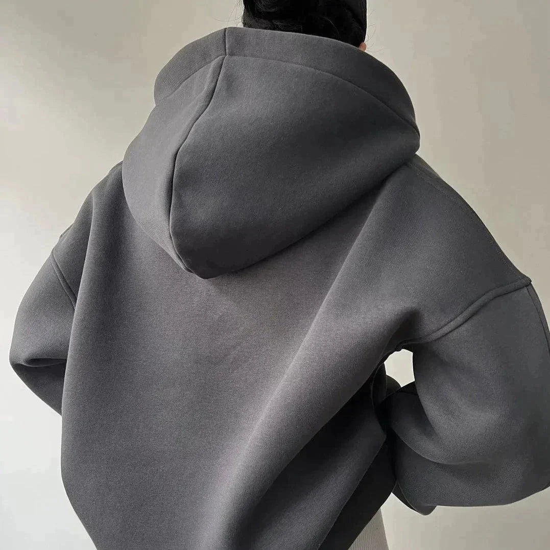 CRIPES - Winter-Sweatshirt Elegance mit V-Ausschnitt